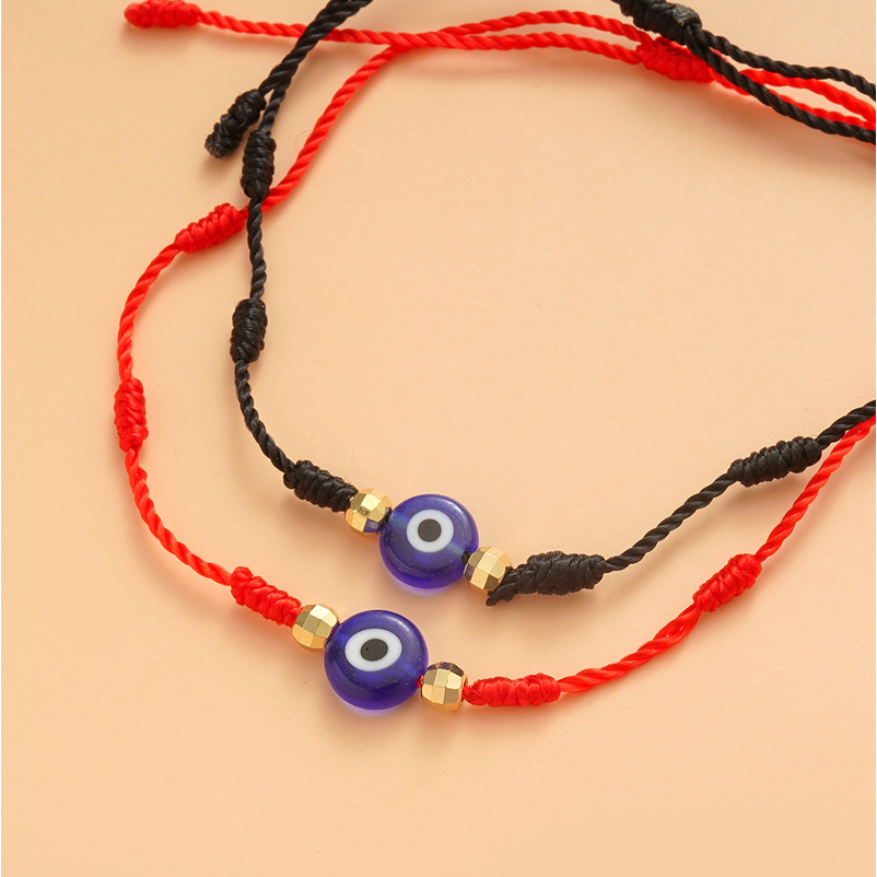 Vòng Đeo Tay May Mắn handmade Hình Mắt Quỷ Dành Cho Cặp Đôi