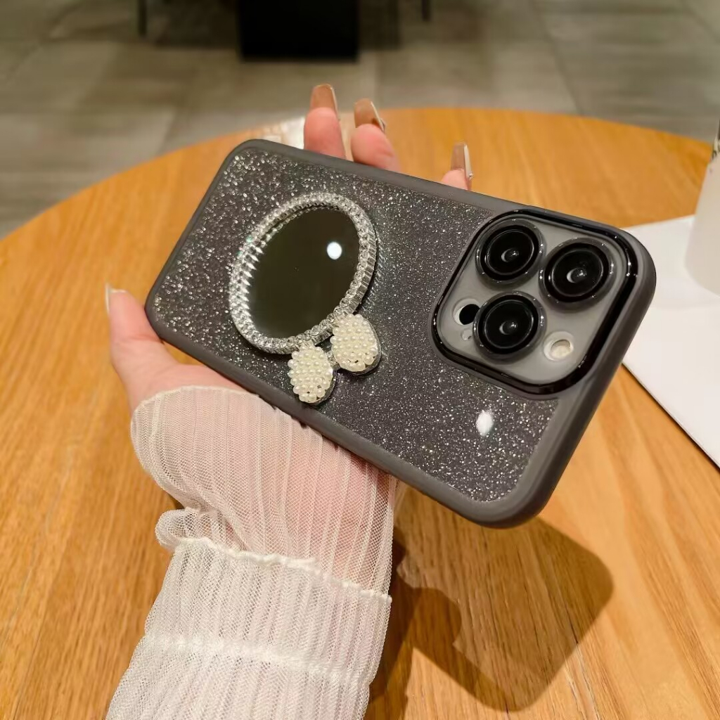 Ốp Điện Thoại Silicon Mềm Tráng Gương Phối Kim Tuyến Cho redmi note 12s 12 11 10 9 8 pro 11s 10s 9s 12c