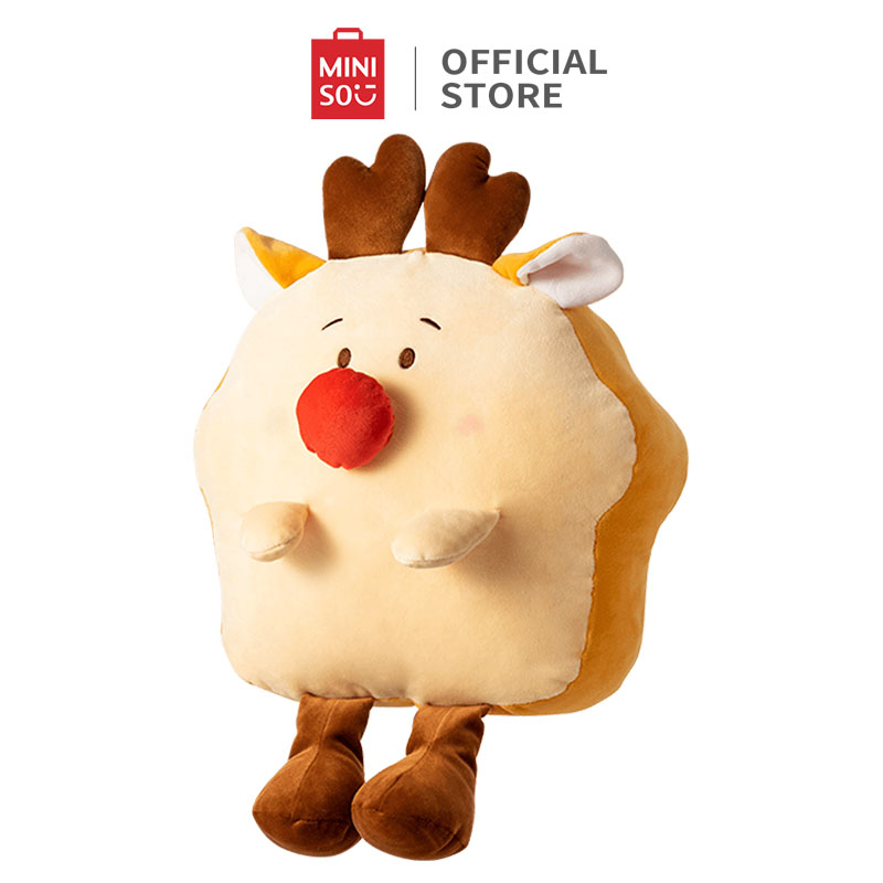 Miniso Đồ chơi nhồi bông Hình Tuần Lộc Giáng Sinh Dễ Thương