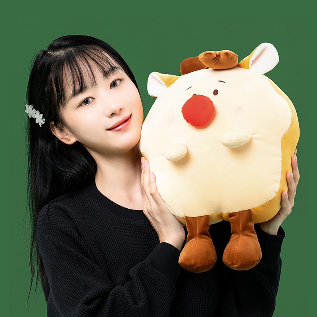 Miniso Đồ chơi nhồi bông Hình Tuần Lộc Giáng Sinh Dễ Thương