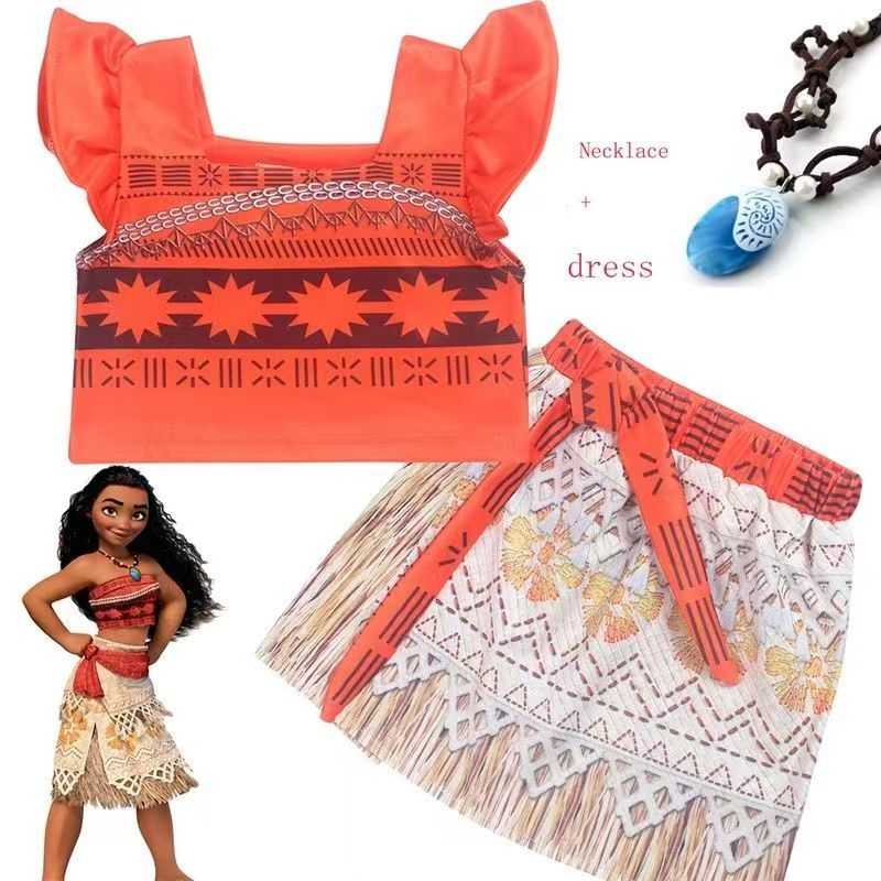 Bộ Tóc Giả Hóa Trang Công Chúa Biển moana Cho Người Lớn Và Trẻ Em