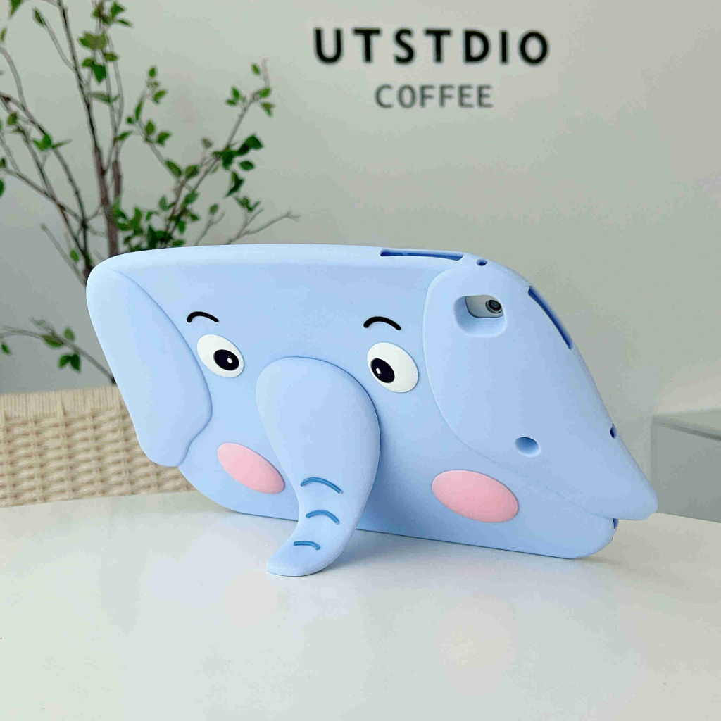 Ốp Máy Tính Bảng Silicon In Hình Voi Bảo Vệ Cho ipad mini 1 2 3 4 5 6 2 3 4 5 6 air 4 ipad pro 10.5 inch pro 2018 2020 11 inch