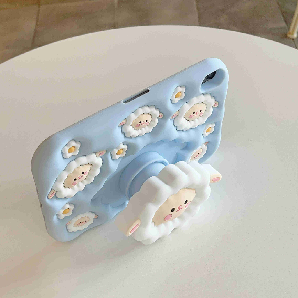 Ốp Máy Tính Bảng Silicon Hình Hoa tulip Hồng Cho ipad mini 1 2 3 4 5 6 2 3 4 5 6 air 4 ipad pro 10.5 inch pro 2018 2020 11 inch