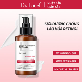  Nhật Bản Dr.Lucel Retinol Lotion Dưỡng Ẩm Chống Lão Hóa Chống Nhăn Sáng Da Thành phần chống nhăn gấp đôi để giảm nếp nhăn 90ml 