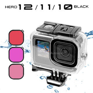 Vỏ Bảo Vệ Chống Thấm Nước 60m Cho gopro hero 12 11 10 9