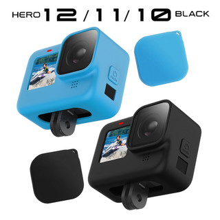 Ốp Điện Thoại silicon Bảo Vệ Có Dây Đeo Cho gopro hero 12 11 10 9 11 pro 12 11 10 9