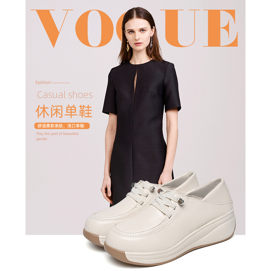 Giày Búp Bê Da Mềm Phong Cách Dân Tộc Cho Phụ Nữ Trung Niên