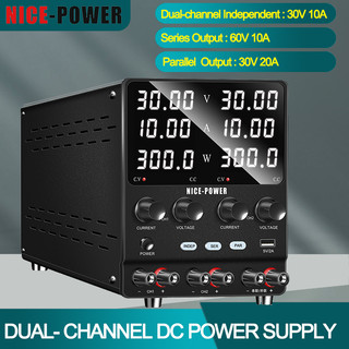 Nice-power 30v5a 30v10a 60v5a 120v3a nguồn cấp điện dc hai kênh kỹ thuật số công suất tốt cho phòng thí nghiệm máy cấp nguồn đa năng máy cấp nguồn dc