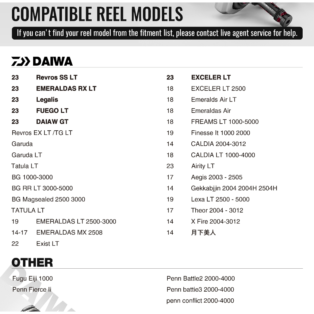 Giá đỡ máy câu GOMEXUS R2 42mm thích hợp cho BG Finesse LT Daiwa Peen Battle Conflict Spinning