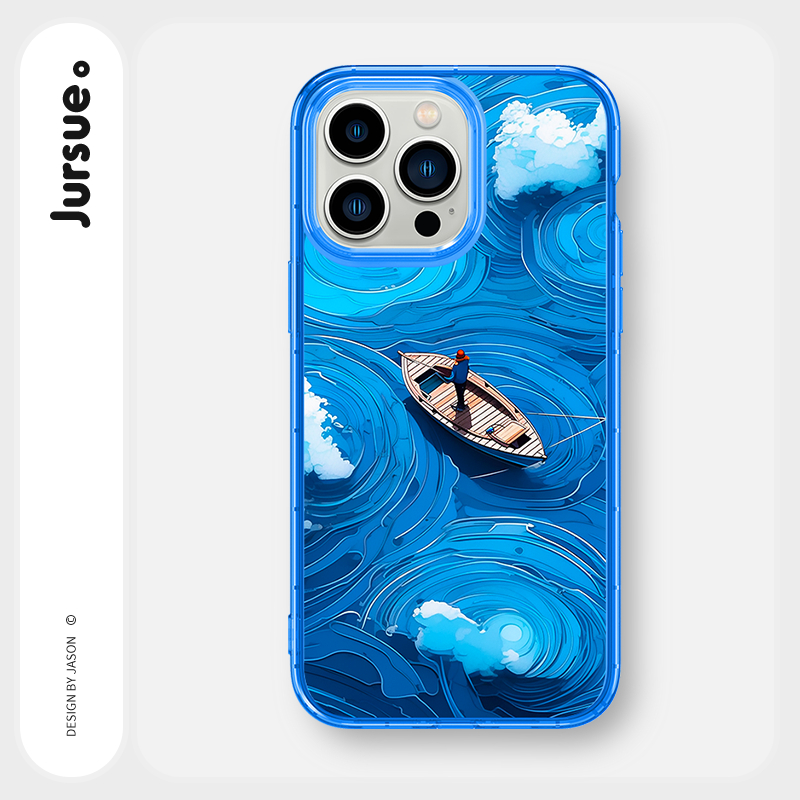 Ốp lưng JURSUE mềm chống sốc hình độc lạ đơn giản Cho IPHONE 15 14 13 12 11 PRO MAX SE 2020 X XR XS ip 8 7 PLUS Y4210