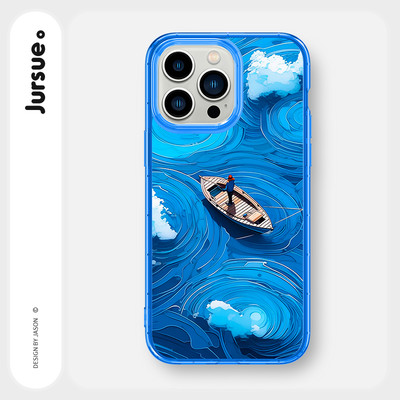 Ốp lưng JURSUE mềm chống sốc hình độc lạ đơn giản Cho iPhone 16 15 14 13 12 11 PRO MAX SE 2020 X XR XS ip 8 7 PLUS Y4210