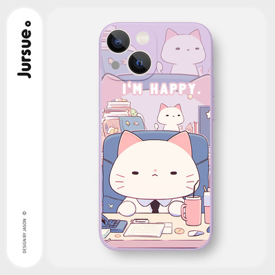 Ốp lưng JURSUE mềm chống sốc hình dễ thương đẹp Cho iPhone 16 15 14 13 12 11 PRO MAX SE 2020 X XR XS ip 8 7 Plus kute Y4192