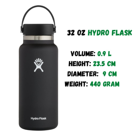 18/32/40oz Double-Wall Insulated Vacuum Stainless Steel Water Bottle Flask Tumbler with