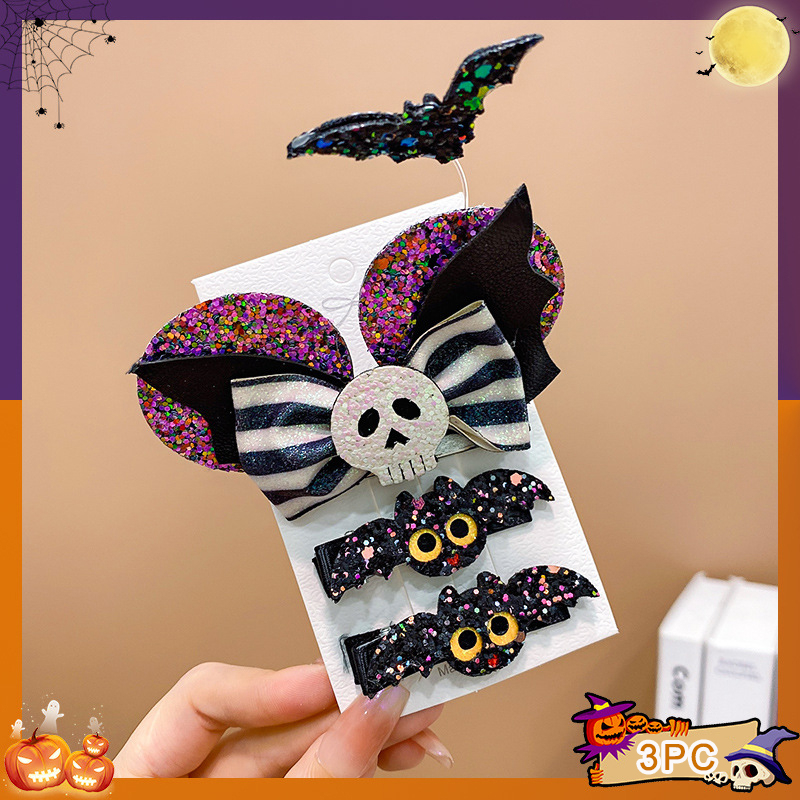 Mqatz Kẹp Tóc Hình Bí Ngô halloween Dễ Thương Cho Bé Gái