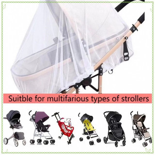 👶BeBe Park👶Màn Chống Muỗi Cho Xe Đẩy Em Bé - Xe Đẩy Em Bé - Lưới Chống Côn Trùng Hoàn Hảo (Màu Trắng Và Xanh Dương)