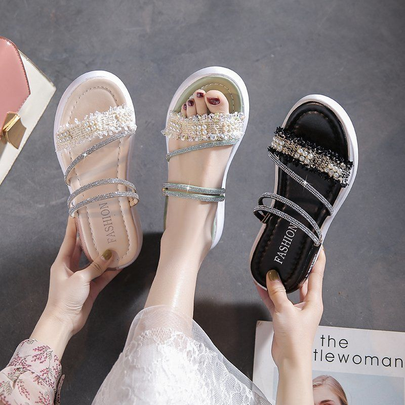 NOVA  dép sandal nữ dép bánh mì nữ dép bánh mì Chống Trượt 2023 NEW B98G1UQ 36Z230904