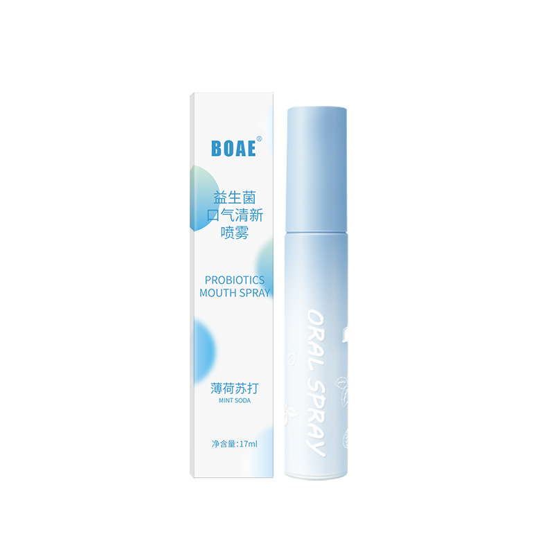 Probiotics Chai Xịt Làm Mát Không Khí Lâu Trôi Màu Trắng Đào Bạc Hà Kích Thước Nhỏ Gọn