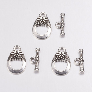 Set 5-20 Kẹp Gắp Bằng Bạc Cổ Điển
