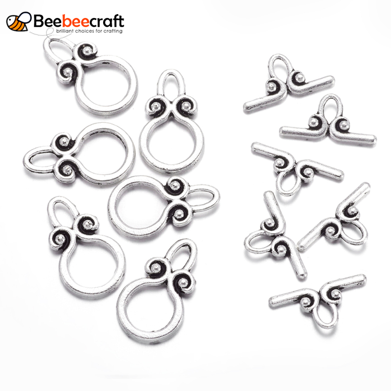 Set 5-20 Kẹp Gắp Bằng Bạc Cổ Điển