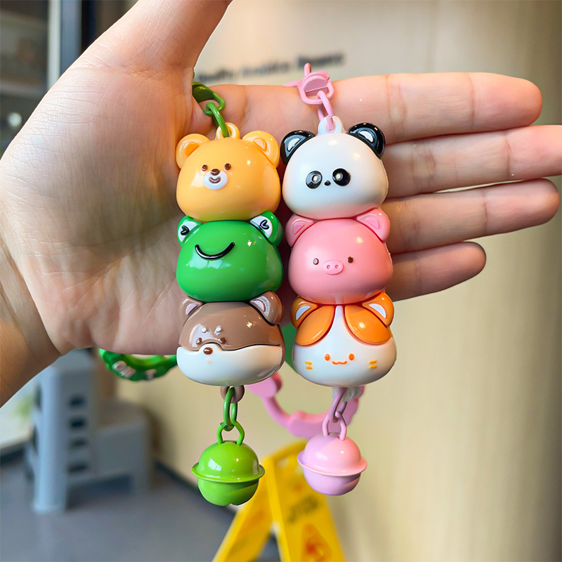 Móc Khóa Hình Động Vật Dễ Thương Có Nhạc