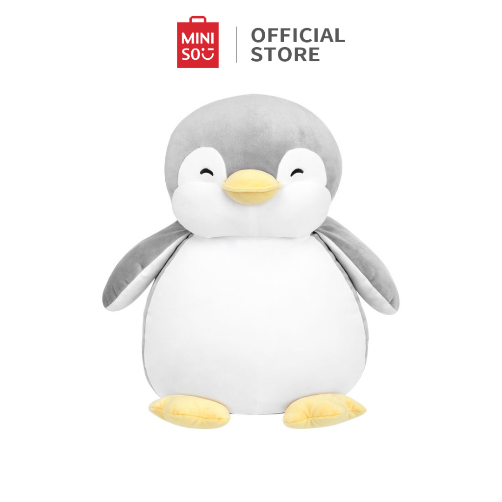 Búp Bê Nhồi Bông miniso 19-inch Hình Chim Cánh Cụt Dễ Thương