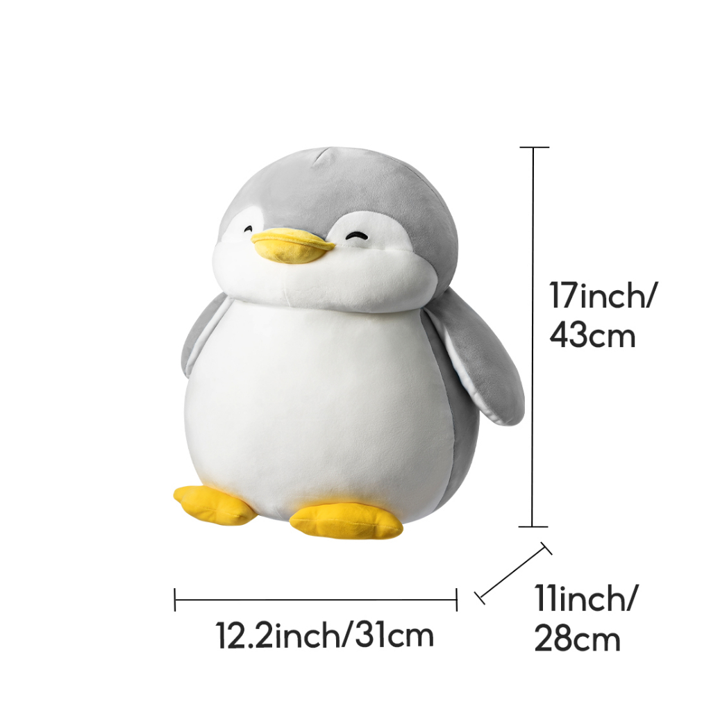 Búp Bê Nhồi Bông miniso 19-inch Hình Chim Cánh Cụt Dễ Thương