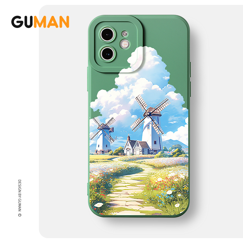 Ốp lưng GUMAN mềm độc lạ dễ thương đẹp Cho iPhone 15 14 13 12 11 Pro Max SE 2020 X XR XS 8 7 ip 6S 6 Plus kute xyb2352