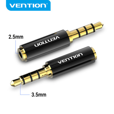 Đầu cắm VENTION chuyển đổi giắc 3.5mm sang lỗ cắm 2.5mm