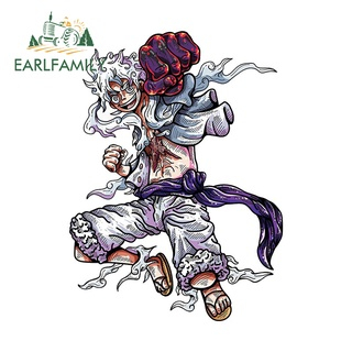 Đề Can Dán Trang Trí Xe Hơi / Mô Tô Họa Tiết One Piece Monkey D Luffy Chống Thấm Nước 13Cmx8Cm