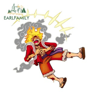 Đề Can Dán Trang Trí Xe Hơi / Mô Tô Họa Tiết One Piece Monkey D Luffy Chống Thấm Nước 13Cmx8Cm