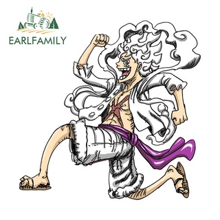 Đề Can Dán Trang Trí Xe Hơi / Mô Tô Họa Tiết One Piece Monkey D Luffy Chống Thấm Nước 13Cmx8Cm