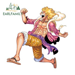 Đề Can Dán Trang Trí Xe Hơi / Mô Tô Họa Tiết One Piece Monkey D Luffy Chống Thấm Nước 13Cmx8Cm