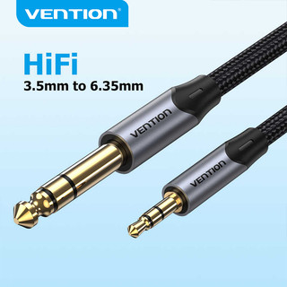 Dây cáp âm thanh AUX 3.5mm đến 6.5mm cho điện thoại PC DVD chất lượng âm thanh Hi-Fi VENTION