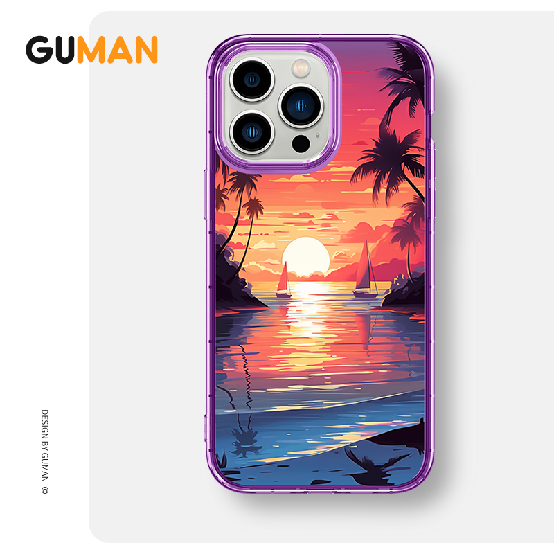 Ốp lưng GUMAN mềm chống sốc độc lạ dễ thương đẹp Cho iPhone 15 14 13 12 11 Pro Max SE 2020 X XR XS ip 8 7 Plus kute xyb2359