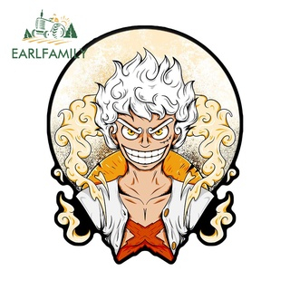 Đề Can Dán Trang Trí Xe Hơi / Mô Tô Họa Tiết One Piece Monkey D Luffy Chống Thấm Nước 13Cmx8Cm