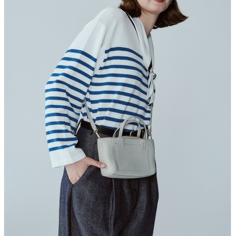 Túi tote Xách Tay / Đeo Vai mini Bằng Da Mềm Thời Trang Pháp Gylb573