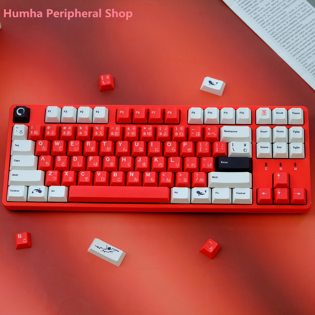 Humha Sumikko keycap pbt Chất Liệu Nhuộm Màu cherry profile Cơ Khí Bàn Phím Cơ Khí hiragana Nhật Bản keycap gmk Sumikko