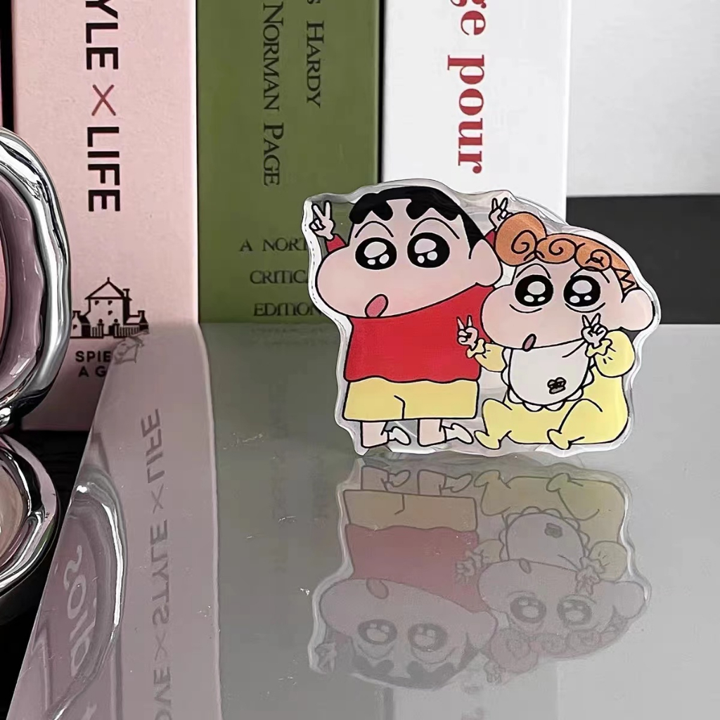 Giá Đỡ Điện Thoại Họa Tiết Hoạt Hình shin-chan / Chó Mèo Dễ Thương