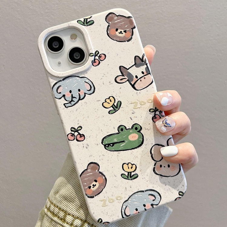 Ốp lưng OPPO thân thiện với môi trường Đầy đủ màn hình vẽ tay động vật Ốp Điện Thoại Cho oppo a17 a57 a77 4g a96 a16 a16s a74 a55 a54 4g 5g a33 2020 a52 a72 a92 a15s a15s a31 a12e a3s a9 a5