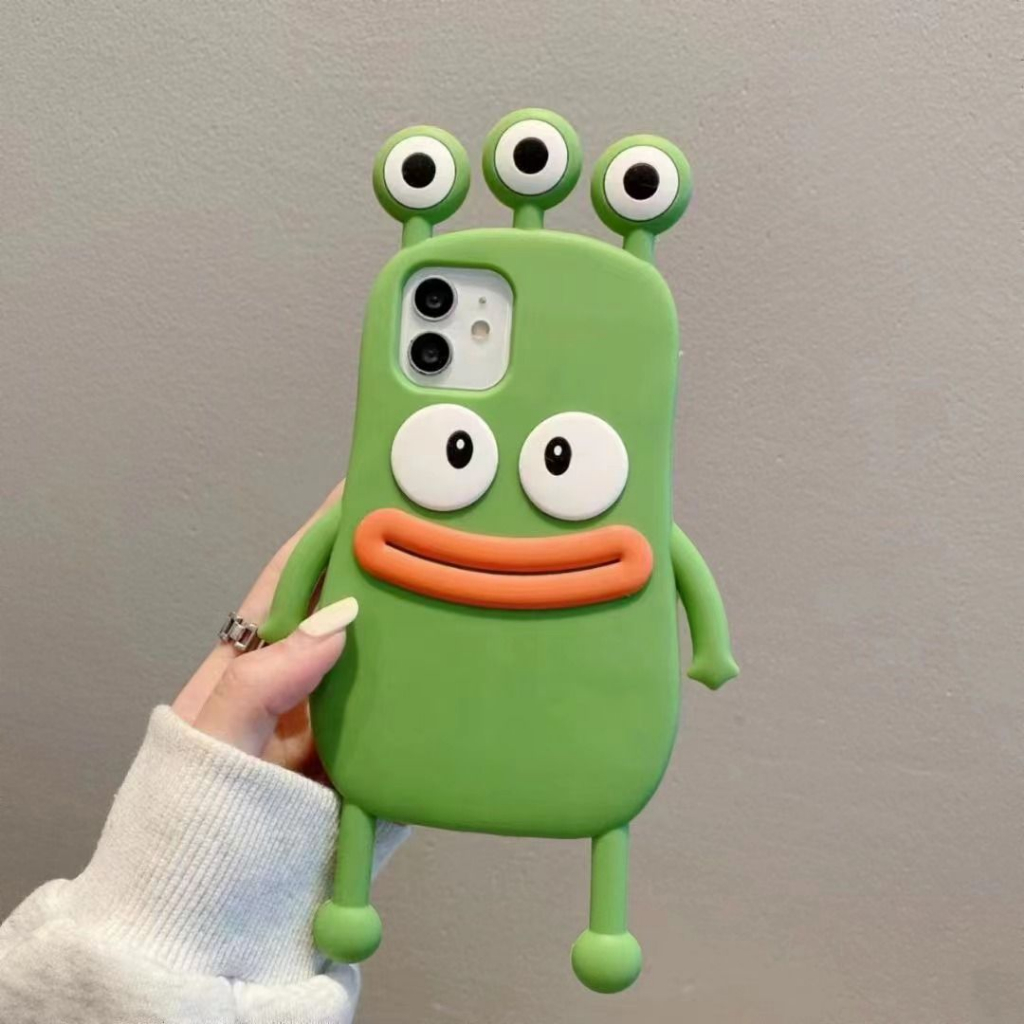 Ốp Điện Thoại Hình Cậu Bé Xúc Xích Ba Mắt Cho Iphone 14 13pro Max11 Pro Max Xs Max X 12 Pro Max