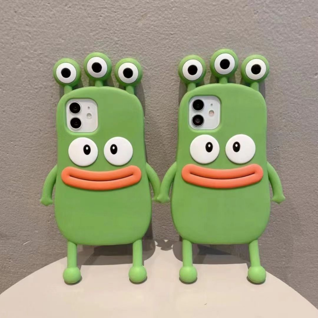 Ốp Điện Thoại Hình Cậu Bé Xúc Xích Ba Mắt Cho Iphone 14 13pro Max11 Pro Max Xs Max X 12 Pro Max