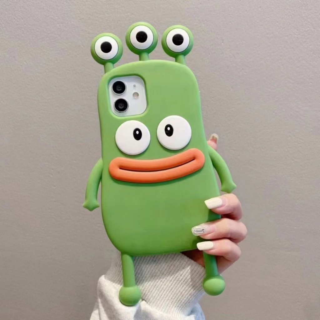 Ốp Điện Thoại Hình Cậu Bé Xúc Xích Ba Mắt Cho Iphone 14 13pro Max11 Pro Max Xs Max X 12 Pro Max