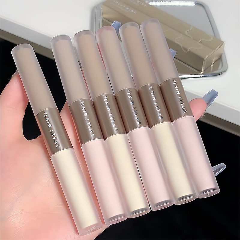 Miumiua🔮SWEET MINT® Kem Tạo Khối Dạng Lỏng Hai Đầu Trang Điểm Tự Nhiên Lâu Trôi Không Nhòe