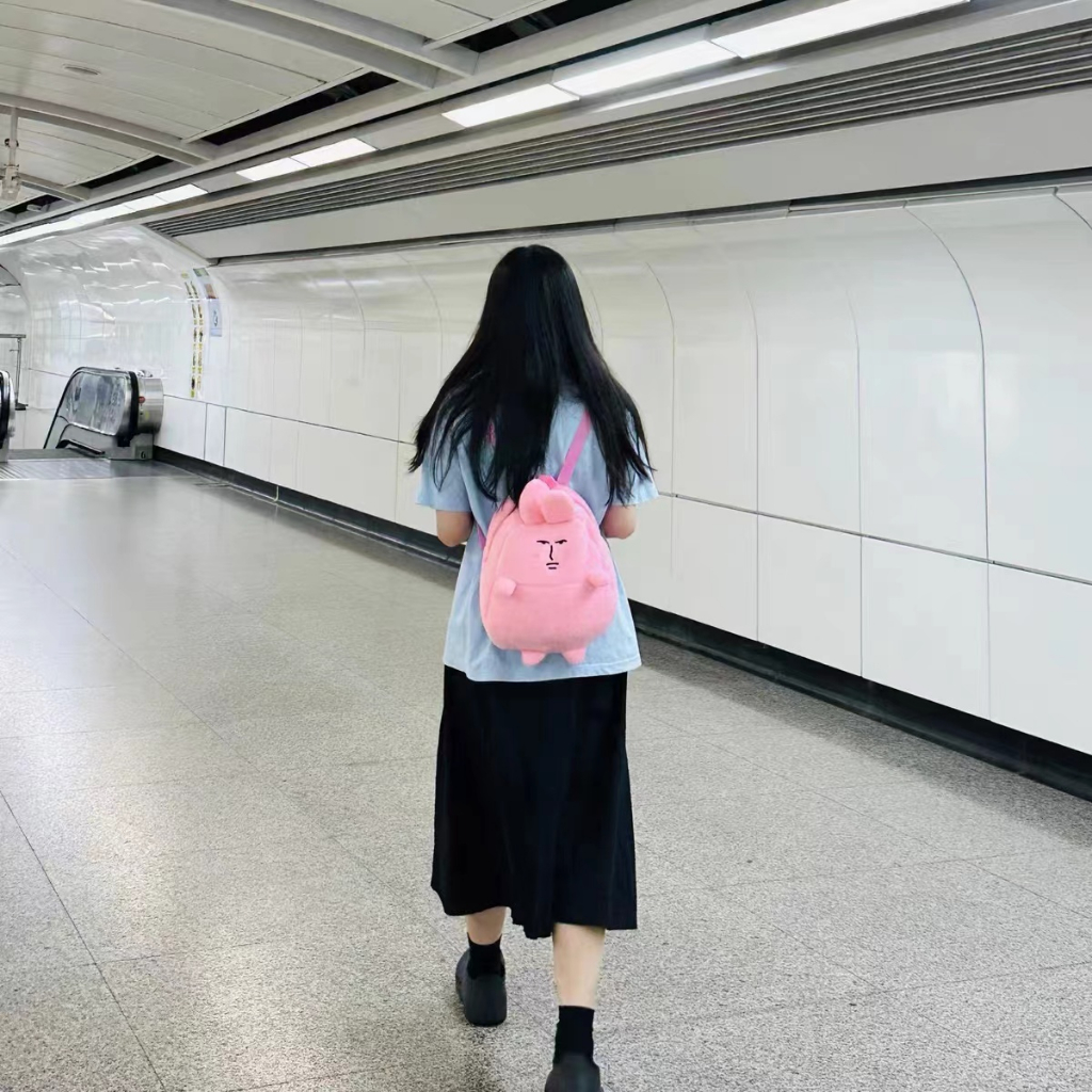 Balo Đi Học Hình Thỏ Hồng Dễ Thương Cho Bé Gái