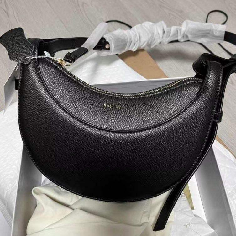 Túi xách yên ngựa 🌱POLENE🌱 Túi đeo chéo nữ một nửa mặt trăng thời trang