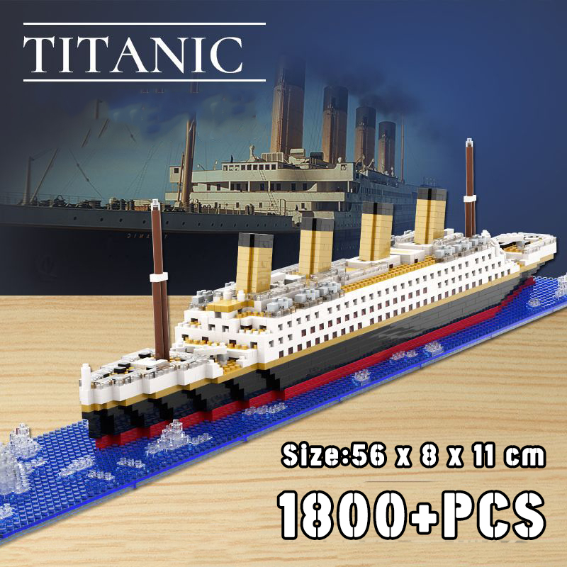 Mô Hình Tàu Titanic MOC Lắp Ráp Sáng Tạo Cho Bé Kids education toys