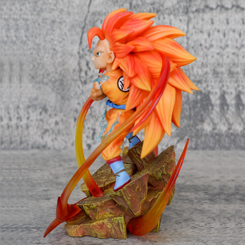 Mô Hình Đồ Chơi Nhân Vật son goku Kakashi super saiyan 3 kamehameha Trong Phim Bảy Viên Ngọc Rồng z 15cm Bằng pvc