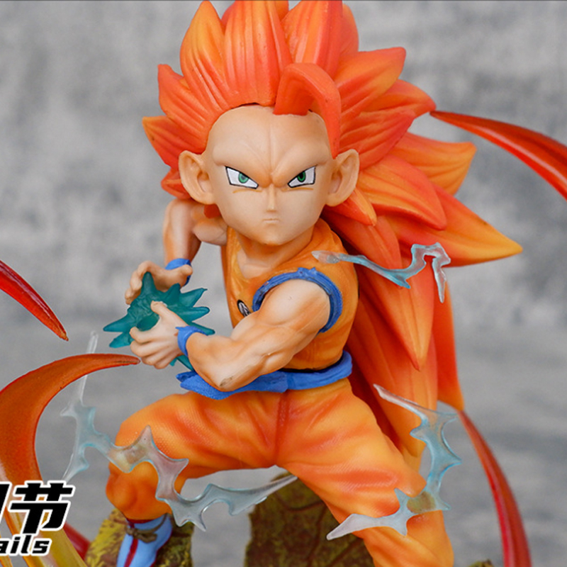 Mô Hình Đồ Chơi Nhân Vật son goku Kakashi super saiyan 3 kamehameha Trong Phim Bảy Viên Ngọc Rồng z 15cm Bằng pvc