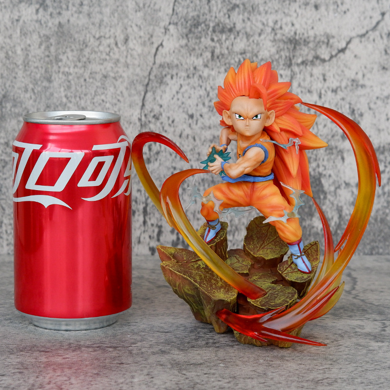 Mô Hình Đồ Chơi Nhân Vật son goku Kakashi super saiyan 3 kamehameha Trong Phim Bảy Viên Ngọc Rồng z 15cm Bằng pvc