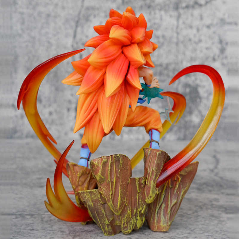 Mô Hình Đồ Chơi Nhân Vật son goku Kakashi super saiyan 3 kamehameha Trong Phim Bảy Viên Ngọc Rồng z 15cm Bằng pvc